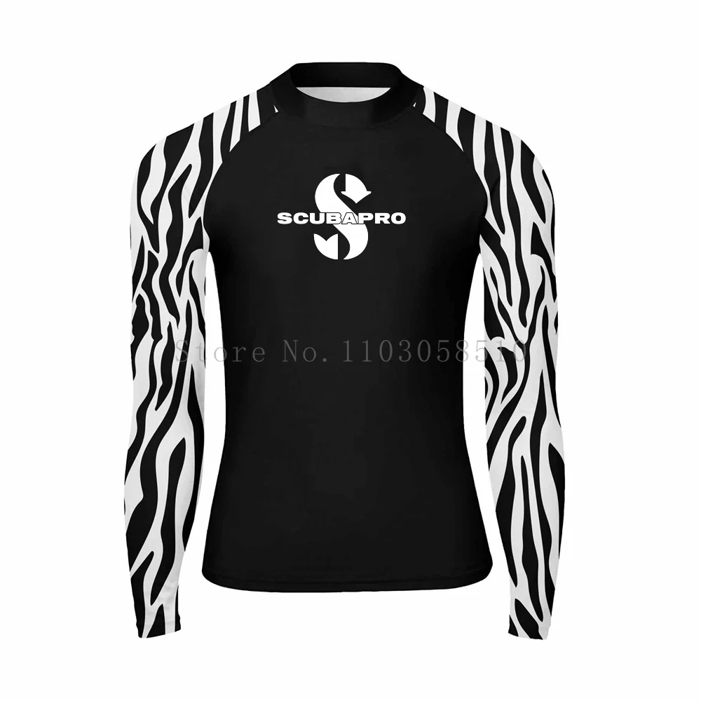 Aquatic Sports Performance - Kaos Lengan Panjang Pria untuk Surfing