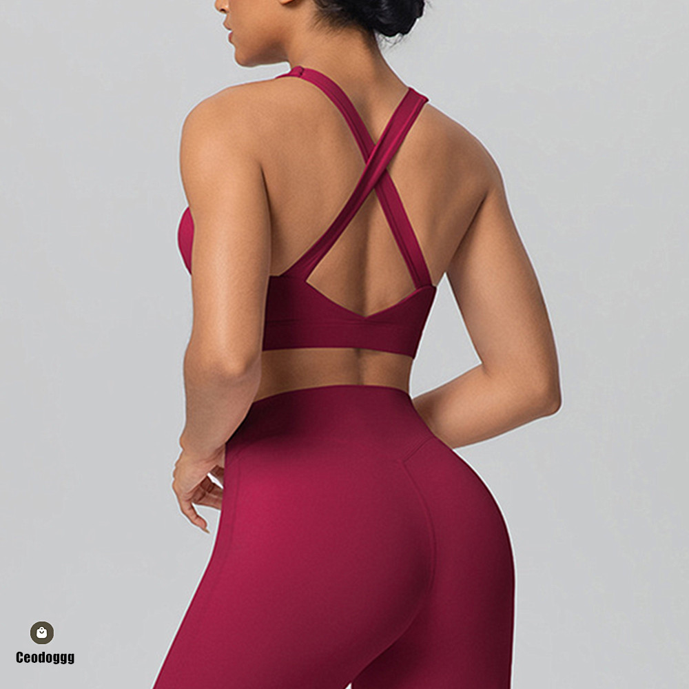 Aquatic Sports Bra - Bra Yoga Tali Silang di Bahu,